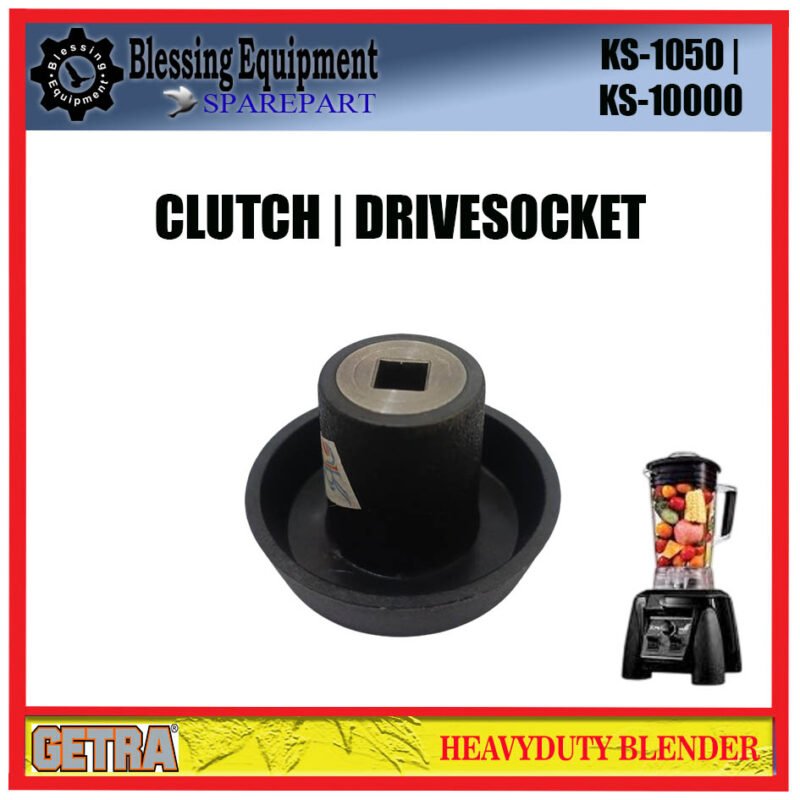 KS-10000 SPAREPART CLUTCH | DRIVESOCKET Heavyduty Blender GETRA KS 10000 KONEKTOR | KOPLING KARET-METAL BLENDER KS10000 GETRA - Image 4