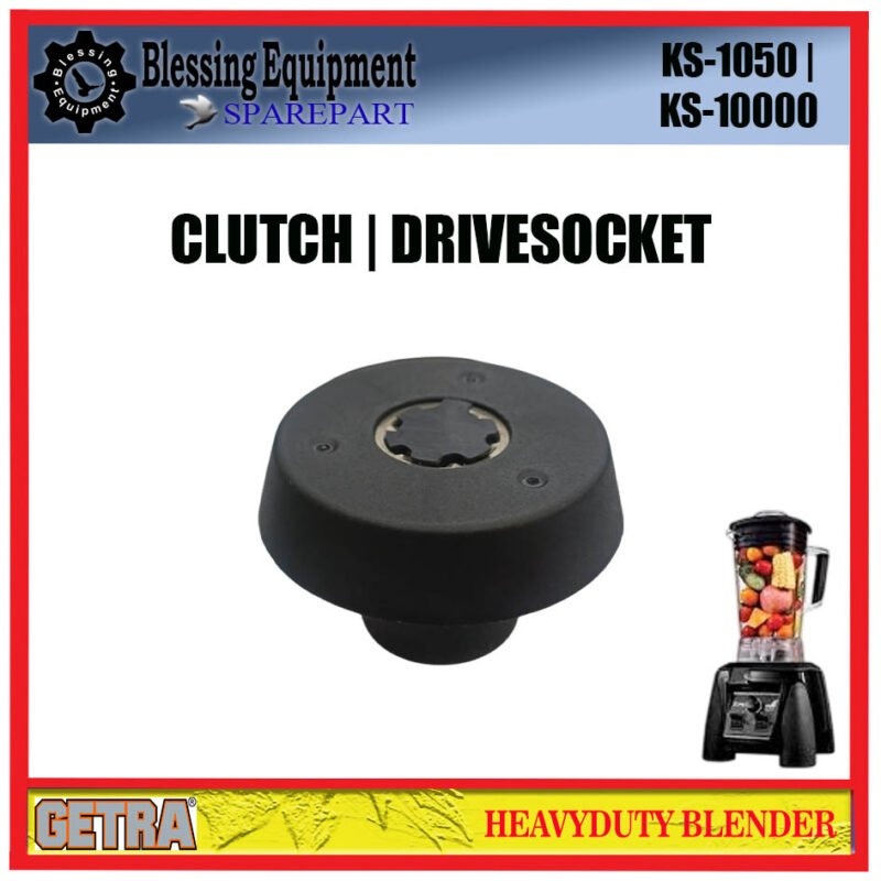 KS-10000 SPAREPART CLUTCH | DRIVESOCKET Heavyduty Blender GETRA KS 10000 KONEKTOR | KOPLING KARET-METAL BLENDER KS10000 GETRA