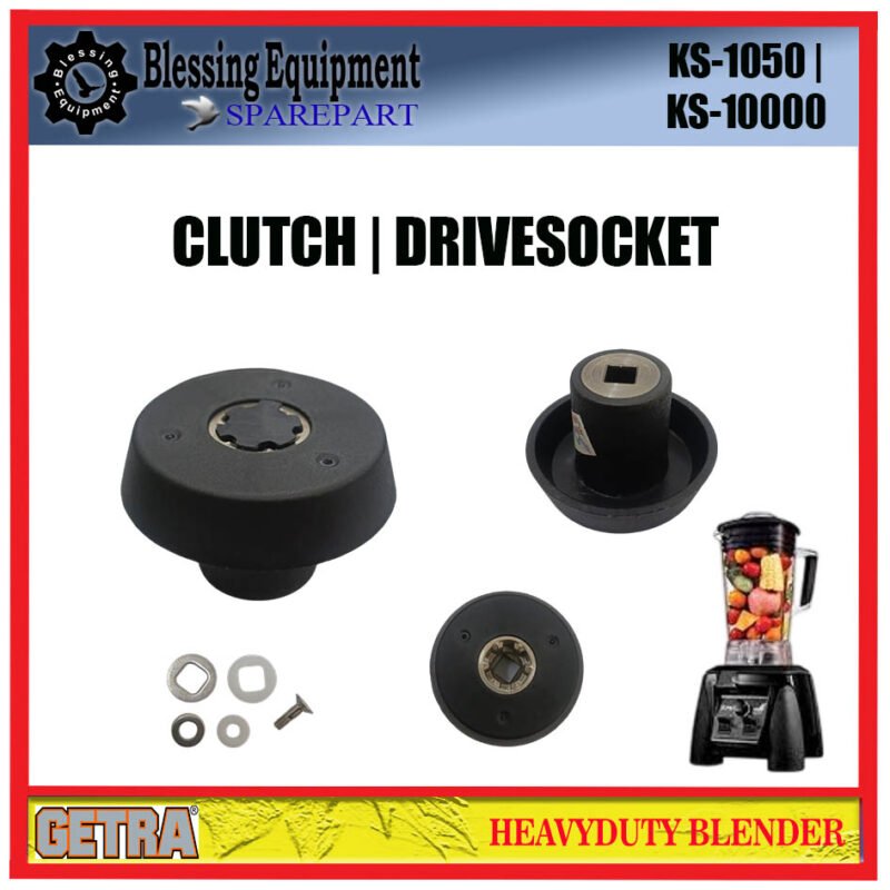 KS-10000 SPAREPART CLUTCH | DRIVESOCKET Heavyduty Blender GETRA KS 10000 KONEKTOR | KOPLING KARET-METAL BLENDER KS10000 GETRA - Image 5