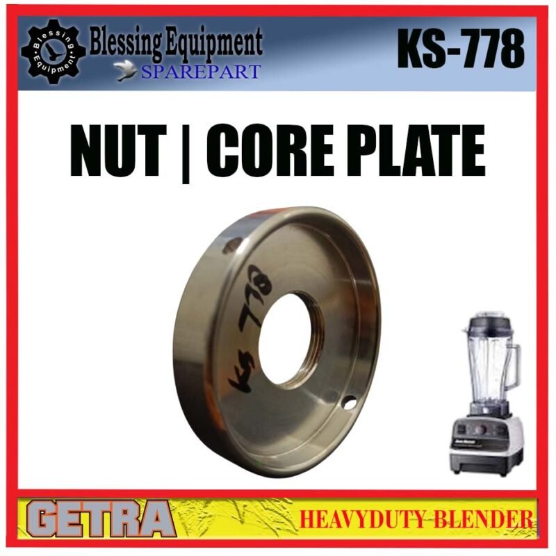 KS-778 SPAREPART NUT | NUT CORE PLATE | CORE PLATE Heavyduty Blender GETRA KS 778 PENGUNCI MATA PISAU BLENDER KS778 GETRA KS-778 SPAREPART NUT | NUT CORE PLATE | CORE PLATE Heavyduty Blender GETRA KS 778 PENGUNCI MATA PISAU BLENDER KS778 GETRA - Image 4