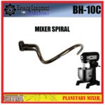 BH-10C SPAREPART HOOK | SPIRAL Planetary Mixer 10L GETRA BH 10C PENGADUK BENTUK KAIT |  PENGADUK BENTUK KAIL UNTUK MESIN PENGADUK ADONAN 10 LITER BH10C GETRA