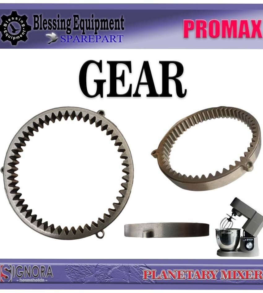 PROMAX SPAREPART RING GEAR | GEAR Planetary Mixer 6,7L SIGNORA PROMAX INTERNAL GEAR | GIGI LINGKAR DALAM UNTUK MESIN PENGADUK ADONAN 6,7 LITER PROMAX SIGNORA