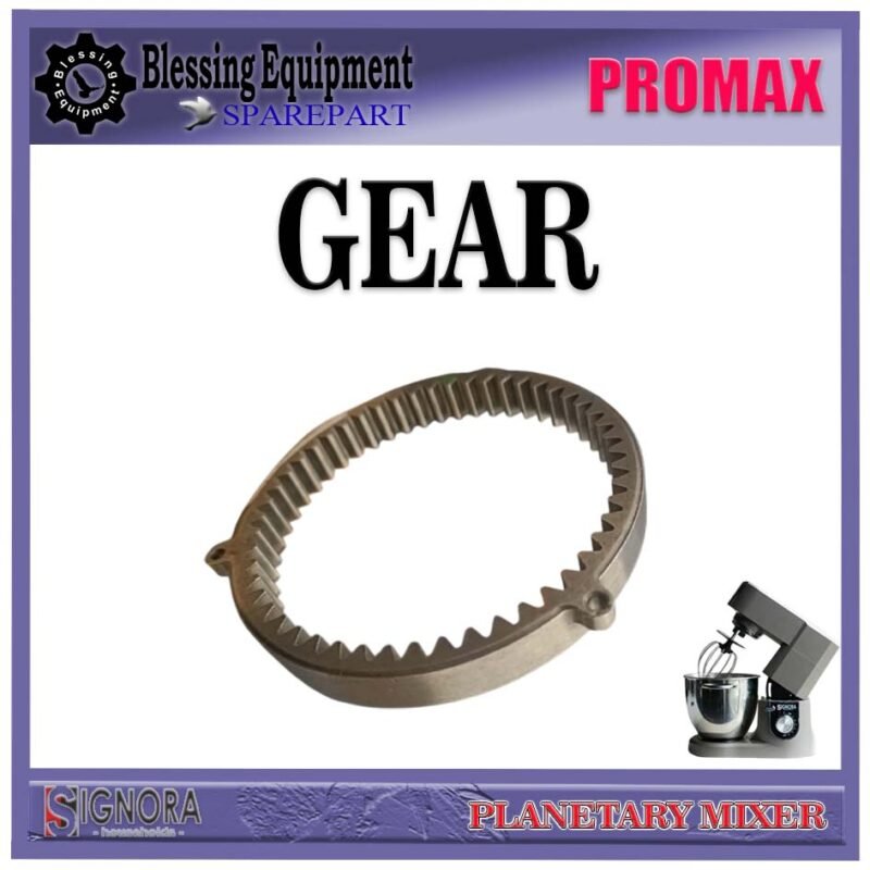 PROMAX SPAREPART RING GEAR | GEAR Planetary Mixer 6,7L SIGNORA PROMAX INTERNAL GEAR | GIGI LINGKAR DALAM UNTUK MESIN PENGADUK ADONAN 6,7 LITER PROMAX SIGNORA - Image 5