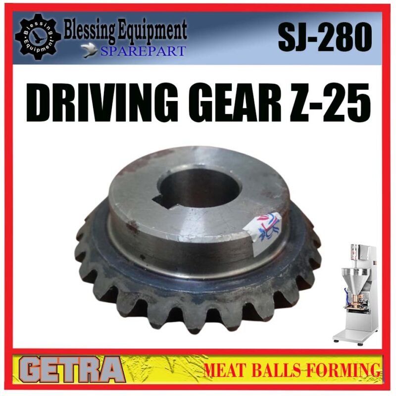 SJ-280 SPAREPART DRIVING GEAR 25T | GEAR NANAS Z-25 Meat Balls Forming GETRA SJ 280 GEAR PENGGERAK UTAMA Z=25 MESIN PENCETAK BAKSO SJ280 GETRA - Image 6