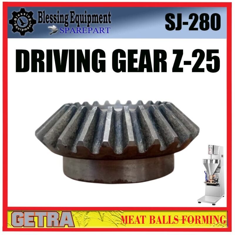 SJ-280 SPAREPART DRIVING GEAR 25T | GEAR NANAS Z-25 Meat Balls Forming GETRA SJ 280 GEAR PENGGERAK UTAMA Z=25 MESIN PENCETAK BAKSO SJ280 GETRA - Image 5