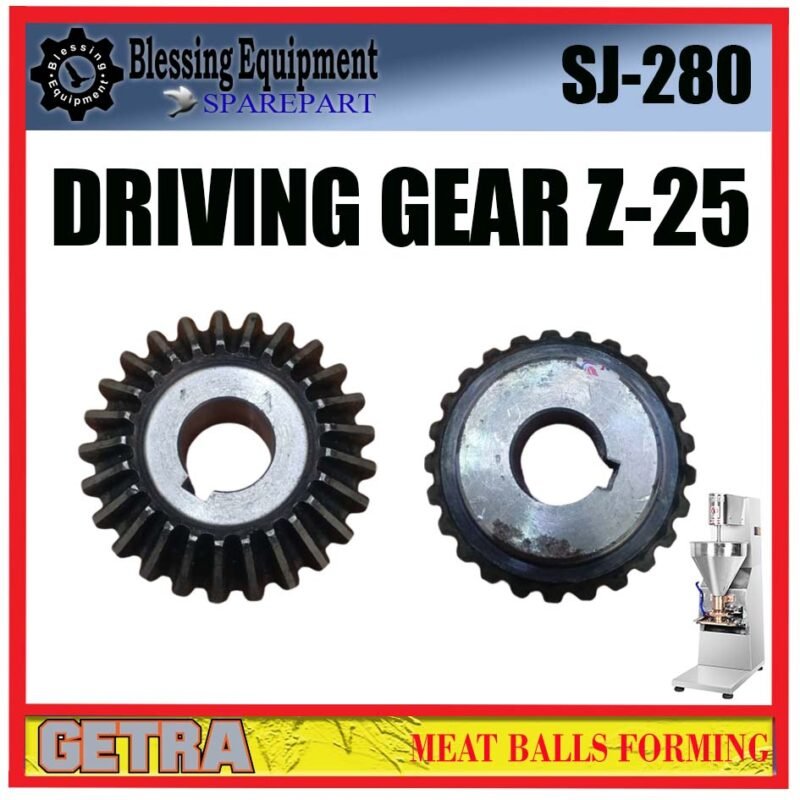 SJ-280 SPAREPART DRIVING GEAR 25T | GEAR NANAS Z-25 Meat Balls Forming GETRA SJ 280 GEAR PENGGERAK UTAMA Z=25 MESIN PENCETAK BAKSO SJ280 GETRA - Image 4