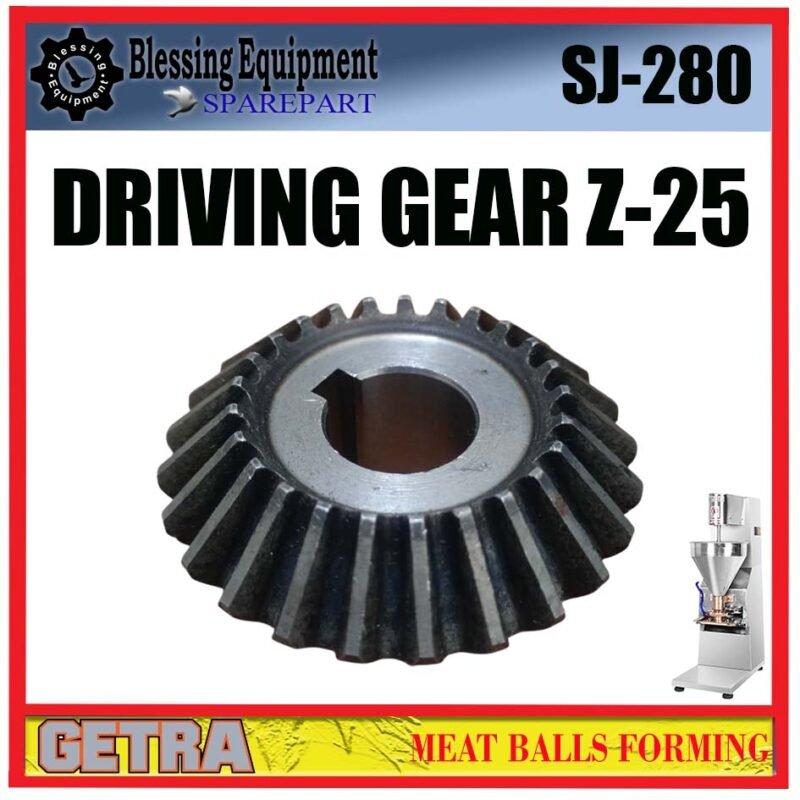 SJ-280 SPAREPART DRIVING GEAR 25T | GEAR NANAS Z-25 Meat Balls Forming GETRA SJ 280 GEAR PENGGERAK UTAMA Z=25 MESIN PENCETAK BAKSO SJ280 GETRA - Image 3