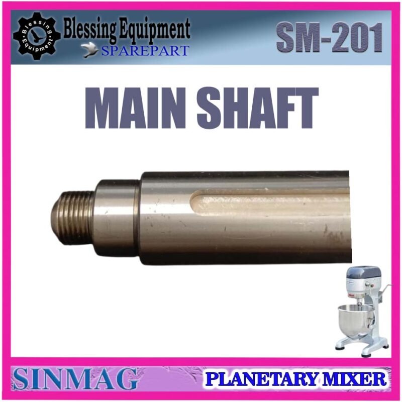 SM-201 SPAREPART MAIN SHAFT | AS UTAMA Planetary Mixer SINMAG 20L SM 201 PENGGERAK UTAMA | INTERNAL TRANSMISI MESIN PENGADUK ADONAN 20 LITER | MIXER 20 SM201 SINMAG - Image 6