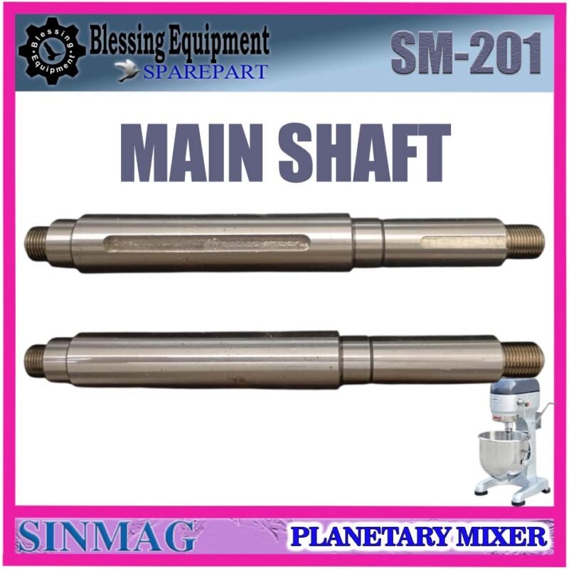 SM-201 SPAREPART MAIN SHAFT | AS UTAMA Planetary Mixer SINMAG 20L SM 201 PENGGERAK UTAMA | INTERNAL TRANSMISI MESIN PENGADUK ADONAN 20 LITER | MIXER 20 SM201 SINMAG - Image 5