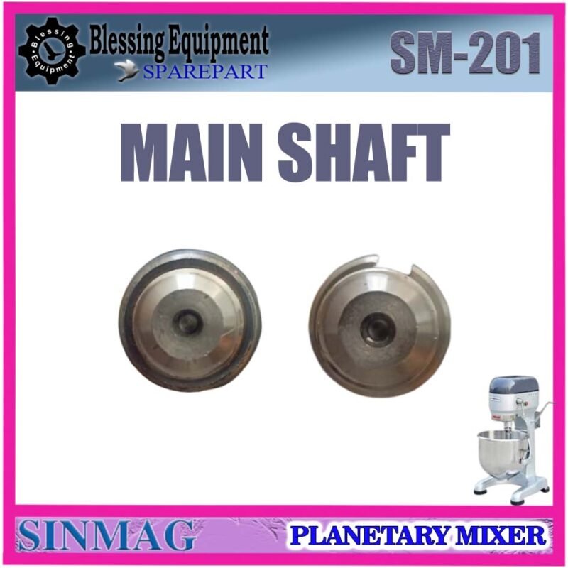 SM-201 SPAREPART MAIN SHAFT | AS UTAMA Planetary Mixer SINMAG 20L SM 201 PENGGERAK UTAMA | INTERNAL TRANSMISI MESIN PENGADUK ADONAN 20 LITER | MIXER 20 SM201 SINMAG - Image 4