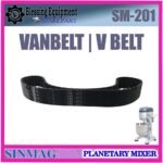 SM-201 SPAREPART VANBELT | V-BELT Planetary Mixer 20L SINMAG SM 201 TIMING BELT | BELT | SABUK PENGGERAK UNTUK MESIN PENGADUK ADONAN 20 LITER SM201 SINMAG